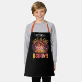 Niedlich nur Mädchen Lieben Backend Name Schürze (Getragen)