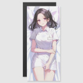 Niedlich Nurse Anime Magnetkarte (Vorne/Hinten)