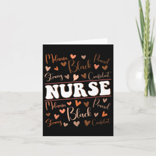 Niedlich Nurse Black History Monte African America Karte