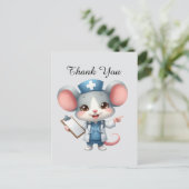 Niedlich Nurse danke der Maus Postkarte (Stehend Vorderseite)