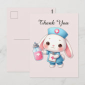 Niedlich Nurse danke dir sonne Postkarte (Vorne/Hinten)