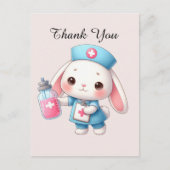 Niedlich Nurse danke dir sonne Postkarte (Vorderseite)