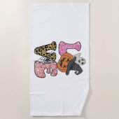 Niedlich Nurse Ghost Halloween Strandtuch (Vorderseite)