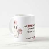 Niedlich Nurse Ghost Halloween Tasse - 11oz (Vorderseite Links)