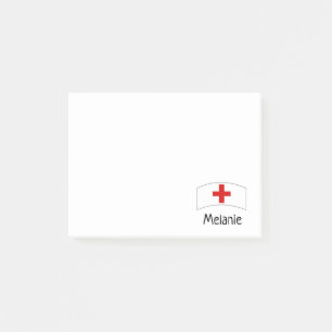 Niedlich Nurse Personalisiert Sticky Notes Post-it Klebezettel