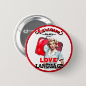 Niedlich Nurse Pinup_ Liebe Button (Vorne & Hinten)