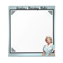 Niedlich Nurse Pinup_ Liebe Notizblock