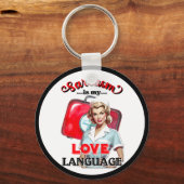 Niedlich Nurse Pinup_ Liebe Schlüsselanhänger (Rückseite)