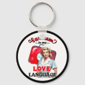 Niedlich Nurse Pinup_ Liebe Schlüsselanhänger (Rückseite)