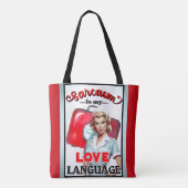 Niedlich Nurse Pinup_ Liebe Tasche (Rückseite)