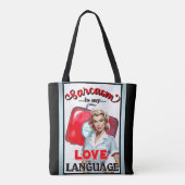 Niedlich Nurse Pinup_ Liebe Tasche (Rückseite)