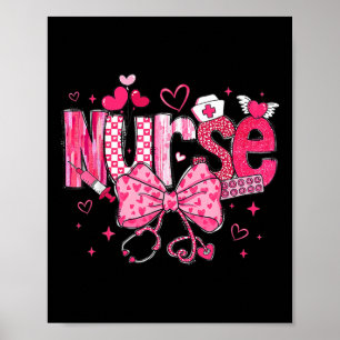 Niedlich Nurse Valentinstag Niedlich Coquette Stet Poster