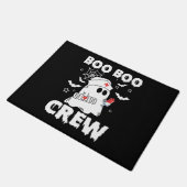Niedlich Nursing Boo Crew Halloween Nurse Ghost Fußmatte (Schrägansicht)