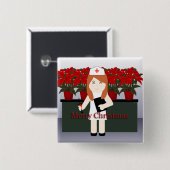 Niedlich Nurve 5 Weihnachtszeit Button (Vorne & Hinten)