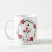 Niedlich Nutcracker Ballerina Weihnachten Kaffeetasse (Links)