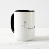 Niedlich NYC New York City Skyline Souvenir Tasse (Vorderseite Links)