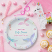 Niedlich Ocean Summer Meerjungfrau Schwanz Babydus Pappteller (Party)