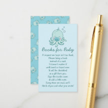 Niedlich Octopus Baby Shower Kawaii Blue Boy