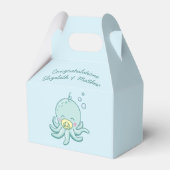 Niedlich Octopus Babydusche Kawaii Geschenkschachtel (Rückseite)