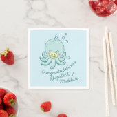 Niedlich Octopus Babydusche Kawaii Serviette (Beispiel)