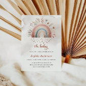 Niedlich Oh Baby Boho Rainbow Baby Dusche Einladung