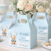 Niedlich Oh Junge, es ist ein Junge Bär Danke, Bab Geschenkschachtel