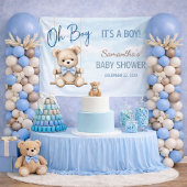 Niedlich Oh Junge, es ist eine Baby-Dusche für Jun Banner