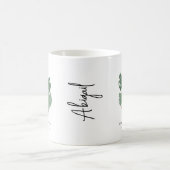 Niedlich Okay Pflanze Eltern Personalisiert Kaffeetasse (Mittel)