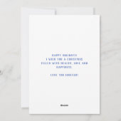 Niedlich Oma Snowman Frohe Weihnachten (Rückseite)