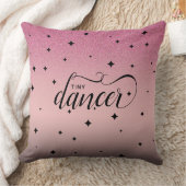 Niedlich Ombre Pink Glitzer Starry Tiny Dancer Kissen (Decke)