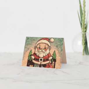 Niedlich Opa Santa Karte
