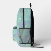 Niedlich Opal Iridescent Monogram Kid's Bedruckter Rucksack (Rechts)