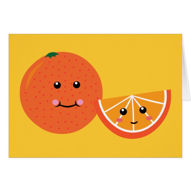 Niedlich Orange (Vorderseite (Horizontal))