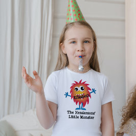 Niedlich Orange Cartoon Monster Funny Fun für Kind T-Shirt