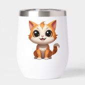 Niedlich Orange Cat Cartoon Style Character-89738 (Rückseite)