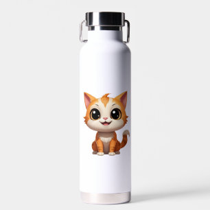 Niedlich Orange Cat Cartoon Style Character-89738 Trinkflasche