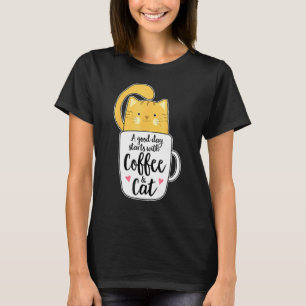 Niedlich Orange Cat Kaffee Tasse Katze 1 T-Shirt