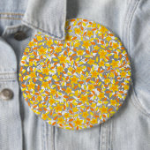 Niedlich orange-gelbe Blume Button (Beispiel)