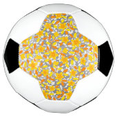 Niedlich orange-gelbe Blume Fußball (Gedreht)