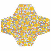Niedlich orange-gelbe Blume Fußball (Flach)