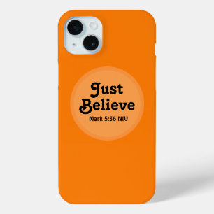 Niedlich Orange Glaube Bibel Verse Miracle Faith Case-Mate iPhone Hülle