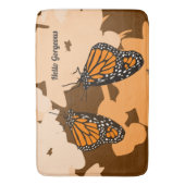 Niedlich Orange Hello Gorgeous Monarch Butterfly P Badematte (Vorderseite Vertikal)