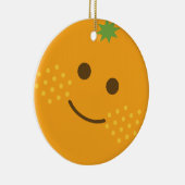 Niedlich Orange Keramikornament (Rechts)