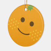 Niedlich Orange Keramikornament (Links)