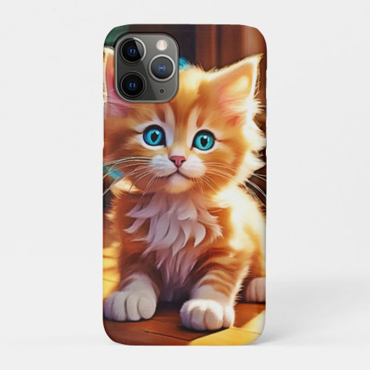 Niedlich Orange Kitten Art Case-Mate iPhone Hülle (Rückseite)