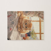 NIEDLICH ORANGE KITTEN JIGSAW PUZZLE (Horizontal)