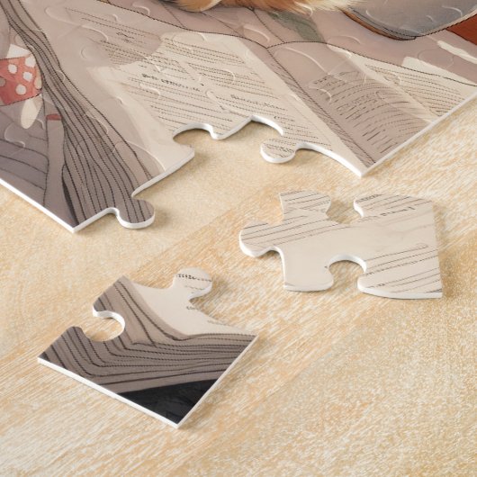 NIEDLICH ORANGE KITTEN JIGSAW PUZZLE (Seite)