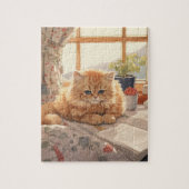 NIEDLICH ORANGE KITTEN JIGSAW PUZZLE (Vertikal)