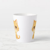 Niedlich Orange Kitten Milchtasse (Vorderseite)