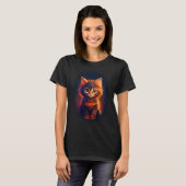 Niedlich Orange Kitten T-Shirt (Vorne ganz)
